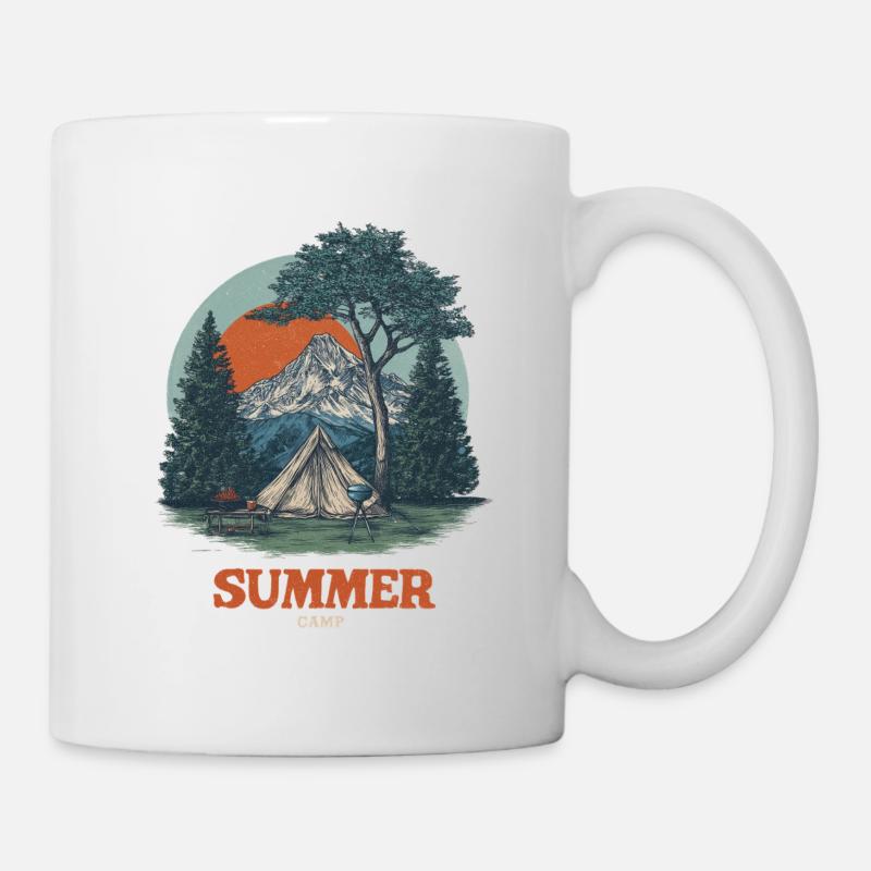 Summer Camp - Tasse - Weiß