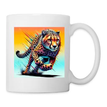 cheetah - Mug - white - Right