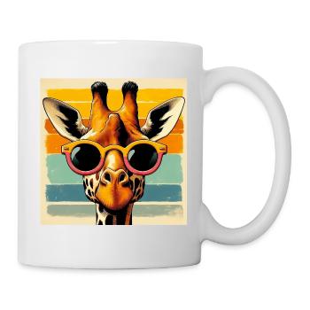 girafe - Mug blanc - blanc - Droite
