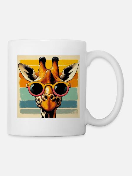 Giraffe - Tasse - Weiß