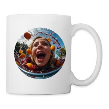 Malle Poolparty - Tasse - Weiß - Rechts