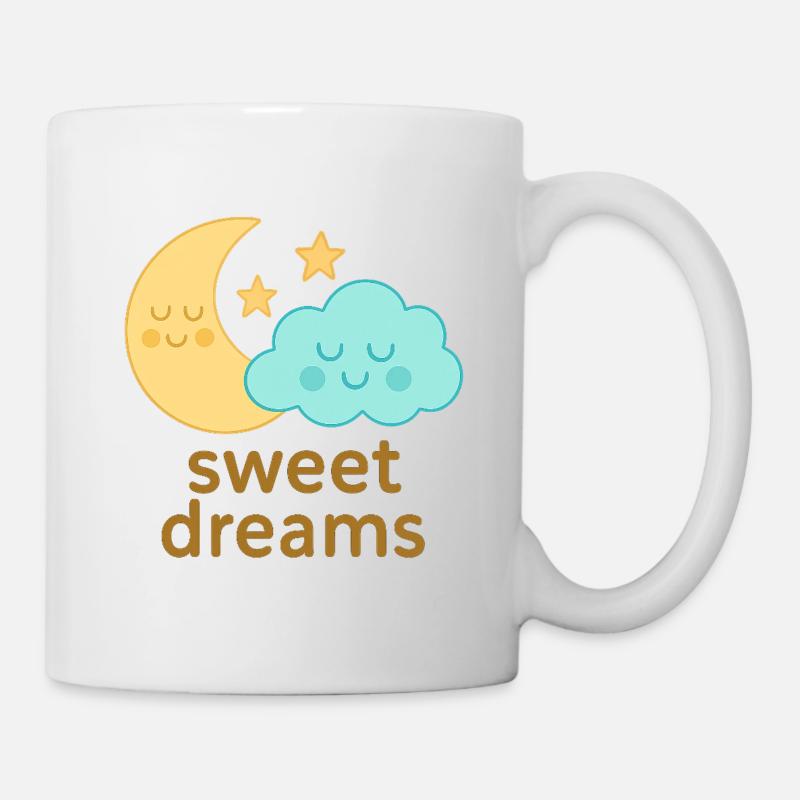 Conception d’oreiller céleste de nuit - Mug blanc - blanc