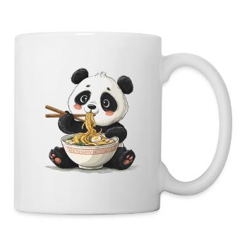 Ramen panda mignon - Mug blanc - blanc - Droite