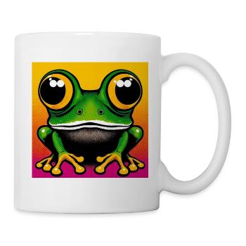 grenouille - Mug blanc - blanc - Droite