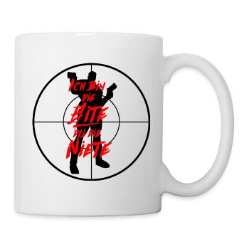 Gamer Elite du Niete Spruch - Mug - white - Right