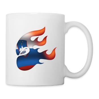 Slovenian Flag - Slovenia - Ninja - Mug - white - Right