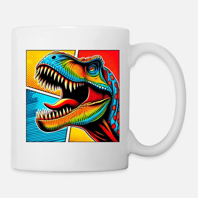 Dinosaurier - Tasse - Weiß