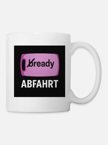 Stullenbrett - Tasse - Weiß