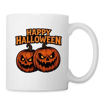 Citrouilles effrayantes pour Halloween - Mug blanc - blanc - Droite