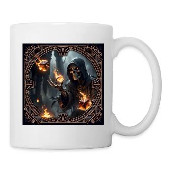 Skeleton Rune Mage in Shadows - Mug - white - Right