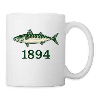 1894 Makrele - Tasse - Weiß - Rechts