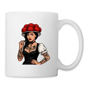 Bollenhut Tattoo Girl Forêt-Noire Fribourg Home - Mug blanc - blanc - Droite