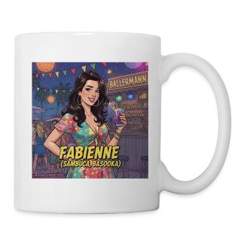 Fabienne (Sambuca, Bazooka) - Tasse - Weiß - Rechts