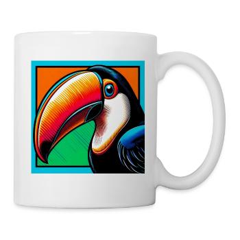 Tukan - Tasse - Weiß - Rechts