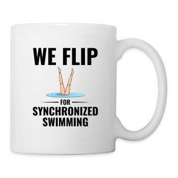 Humorous Legs Drowning Synchronized Swim - Mug - white - Right