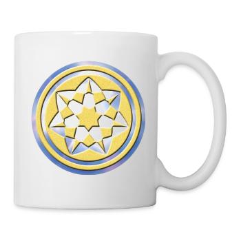 Geometric Crop Circle Pattern - Mug - white - Right