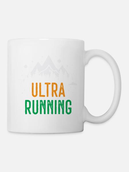 Ultra-Laufen - Tasse - Weiß