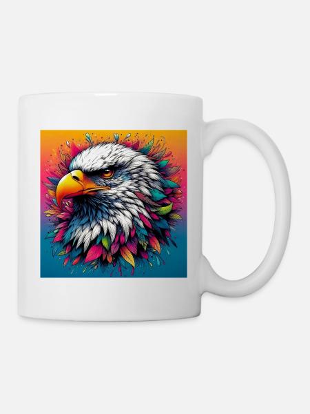 Adler - Tasse - Weiß