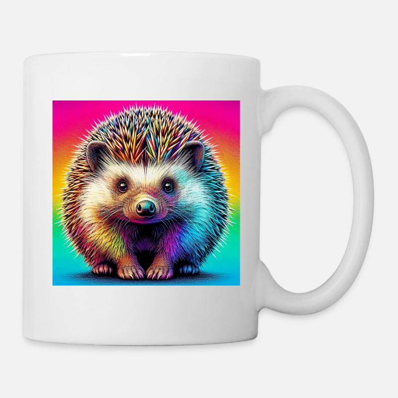 Igel - Tasse - Weiß