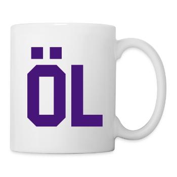Conception de motifs géométriques abstraits - Mug blanc - blanc - Droite