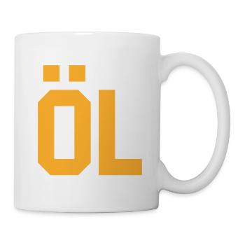 Conception typographique numérique puissante - Mug blanc - blanc - Droite