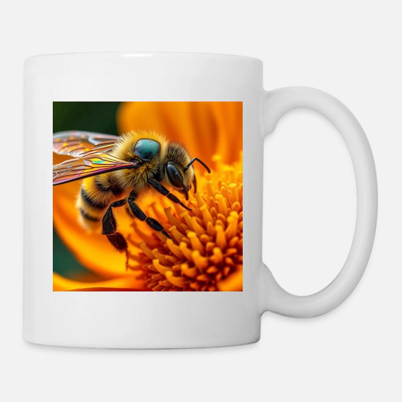 Biene - Tasse - Weiß