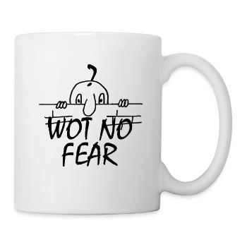 WOT NO FEAR (BLACK) - Mug - white - Right