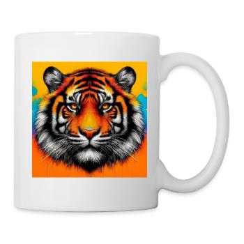 tigre - Mug blanc - blanc - Droite