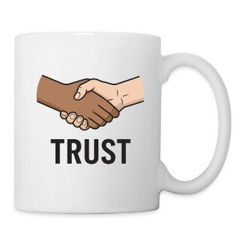 Fair Handshake Symbol design - Mug - white - Right