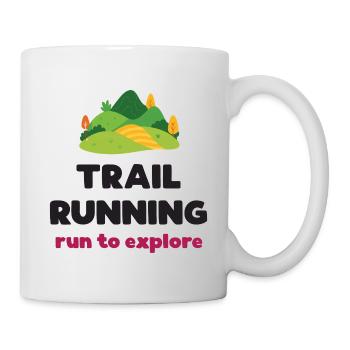 Trailrunning – Laufen, um die Welt zu erkunden - Tasse - Weiß - Rechts