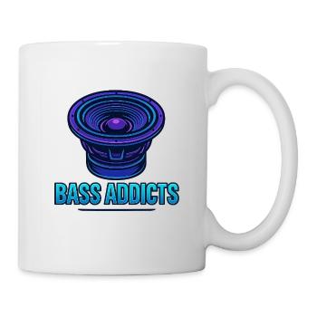 Bass Addicts Neon Subwoofer Design - Mug blanc - blanc - Droite