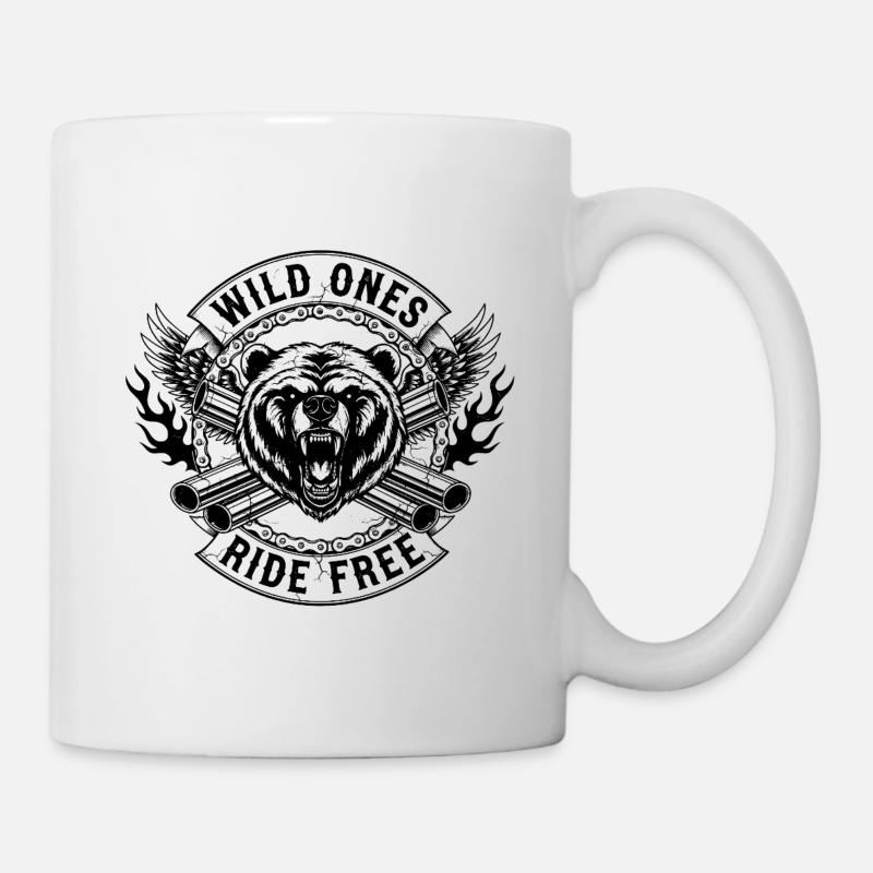 Wild Ones - Ride Free - Mug - white