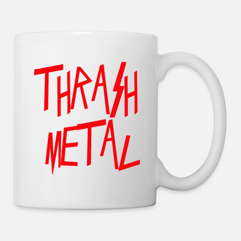 Thrash Metall - Tasse - Weiß