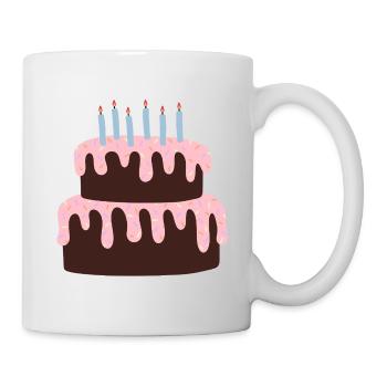 Celebration Cake with Pink Icing - Mug - white - Right