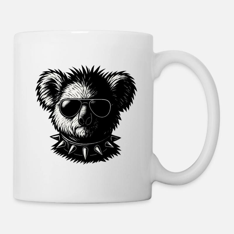 Fels-Koala - Tasse - Weiß