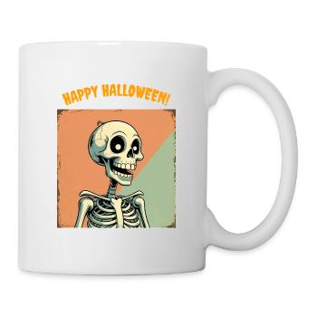 Humorous Halloween Skeleton Print - Mug - white - Right