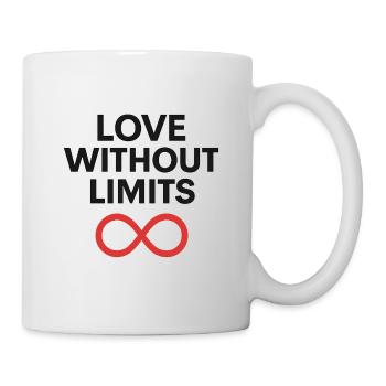 L’amour sans limites Infinity Design - Mug blanc - blanc - Droite