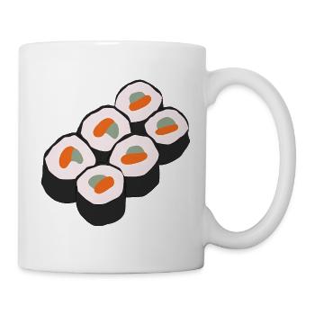 Sushi-Liebhaber - Tasse - Weiß - Rechts