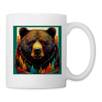 ours - Mug blanc - blanc - Droite