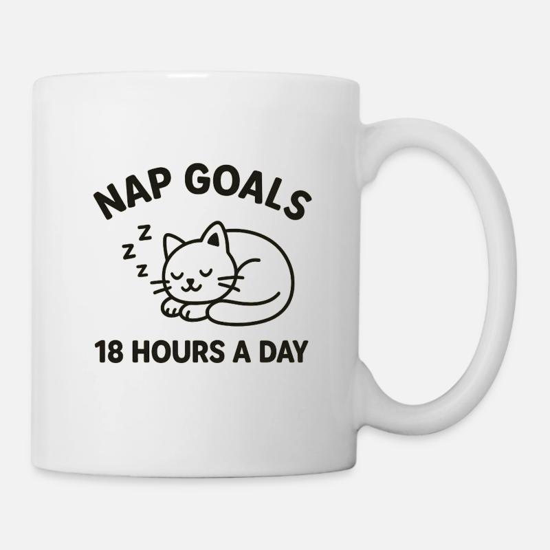 Nap Goals - Tasse - Weiß
