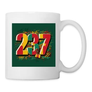 Festive Year Numbers in Bright Colours - Mug - white - Right