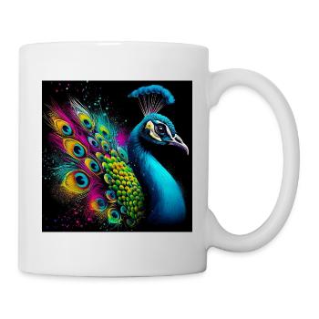 peacock - Mug - white - Right