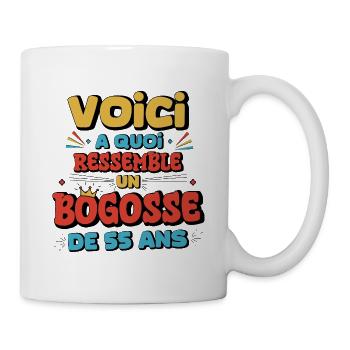 55th Birthday Humor - Mug - white - Right