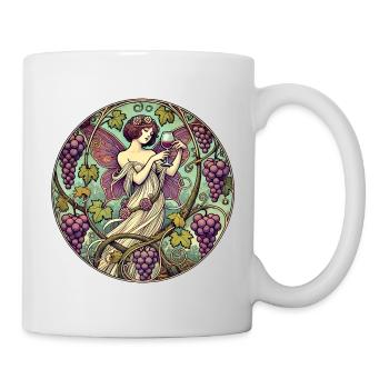 Enchanted Fairy Grape Garden Design - Mug - white - Right