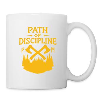 Weg der Disziplin Motivational Design - Tasse - Weiß - Rechts