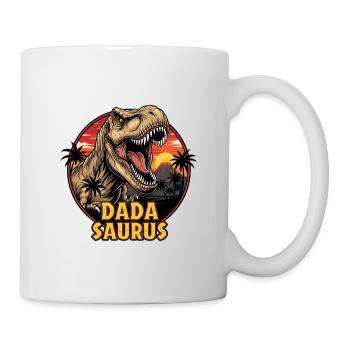 Tyrannosaurus Dada Saurus Sunset - Mug - white - Right