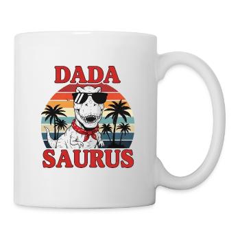 Tyrannosaurus Rex DADA SAURUS Cool - Tasse - Weiß - Rechts