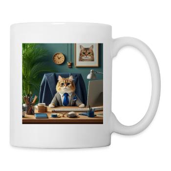 Chatpreneur Cat in Business Suit - Mug - white - Right