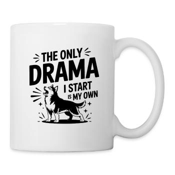 Drôle Husky Drama Queen Tee Dog Lover - Mug blanc - blanc - Droite
