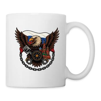 Eagle Rider – Power and Spirit - Mug - white - Right